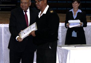 Minister Honouring Western Cape Fire Fighters
